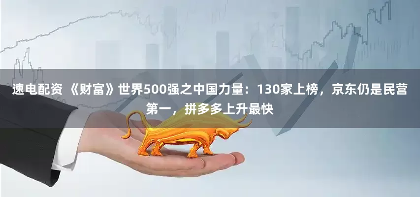 速电配资 《财富》世界500强之中国力量：130家上榜，京东仍是民营第一，拼多多上升最快